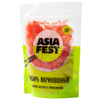 ASIA FEST Имбирь маринованный 200г