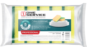 Губки кухонные Эконом ONESERVICE 5 шт