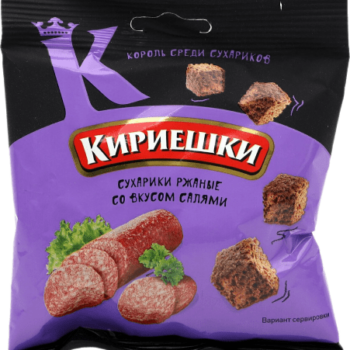 Сух.Кириешки ржан.40г/60 Салями