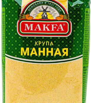 Крупа манная марки Т/крупа/Мак/0.7/6