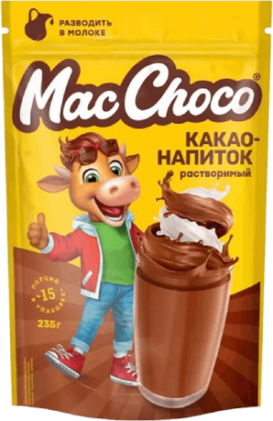 Какао-напиток растворимый MacChoco 235г